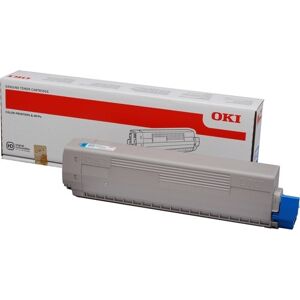 Oki 44844507 Lasertoner, Cyan, 10.000s