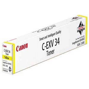 Canon C-Exv 34 Lasertoner, Gul, 19000s