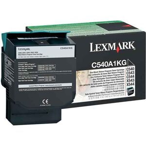 Lexmark C540a1kg Lasertoner, Sort, 1000s