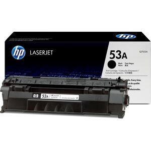 HP No 53a Q7553a Lasertoner, Sort, 3000s