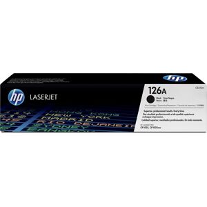 HP No 126a Ce310a Lasertoner, Sort, 1200s