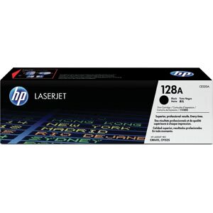 HP No 128a Ce320a Lasertoner, Sort