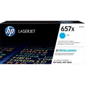 HP No 657x Cf471x Lasertoner, Blå, 23000s