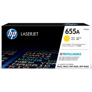 HP No 655a Cf452a Lasertoner, Gul, 10500s