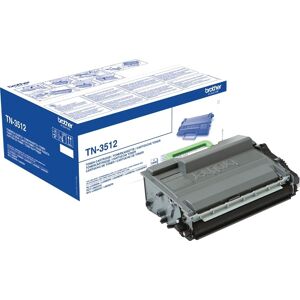 Brother Tn3512 Lasertoner, Sort, 12000s.