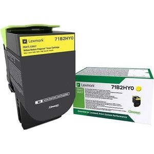 Lexmark 71b2hy0 Gul Tonerkassette, 3500 Sider