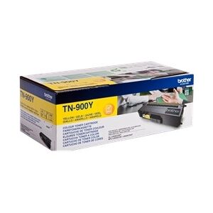 Brother Tn900y Lasertonere, Gul , 6000s, Twin-Pack