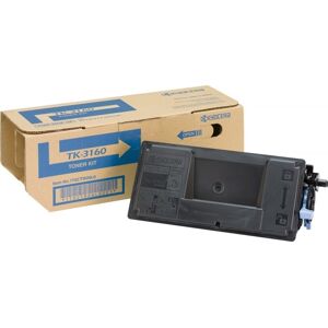 Kyocera Tk-3160 Lasertoner, Sort, 12500s