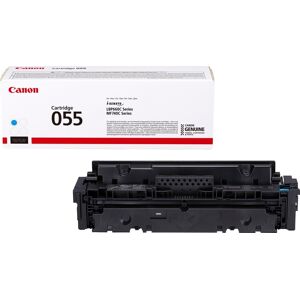 Canon 055 Lasertoner, Cyan, 2.100 Sider