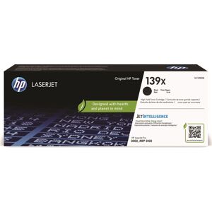 HP 139x Laserjet Lasertoner, Sort, 4.000 Sider