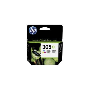 HP 305XL - 5 ml - Højtydende - farve (cyan, magenta, gul) - original - blækpatron - for Deskjet 23XX, 27XX, 28XX, 41XX, 42XX  DeskJet Plus 41XX  ENVY 60XX, 64XX  ENVY Pro 64XX