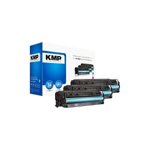 KMP H-T196CMY MULTIPACK - 3 pakker - gul, cyan, magenta - kompatibel - tonerpatron (alternativ til: HP 305A, HP CE411A, HP CE412A, HP CE413A) - for HP LaserJet Pro 300 M351, 400 M451, MFP M375, MFP M475