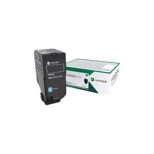 Lexmark - Højtydende - cyan - original - tonerpatron LCCP, LRP - for Lexmark CS725de, CS725dte