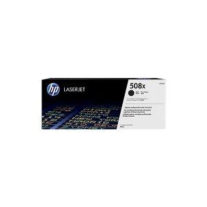 Lasertoner HP 508X CF360X, 12.500 sider, Sort