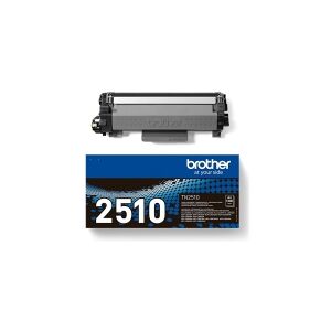 Brother TN-2510 - Høj kapacitet - sort - original - boks - tonerpatron - for Brother DCP-L2620, L2627, L2660, HL-L2400, L2445, L2447, MFC-L2800, L2827, L2860