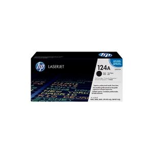 HP 124A - Sort - original - LaserJet - tonerpatron (Q6000A) - for Color LaserJet 1600, 2600n, 2605, 2605dn, 2605dtn, CM1015 MFP, CM1017 MFP