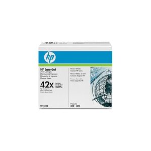 HP 42X - 2 pakker - Højtydende - sort - original - LaserJet - tonerpatron (Q5942XD) - for LaserJet 4200, 4250, 4350