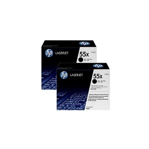 HP 55X Pack 2 toner negro