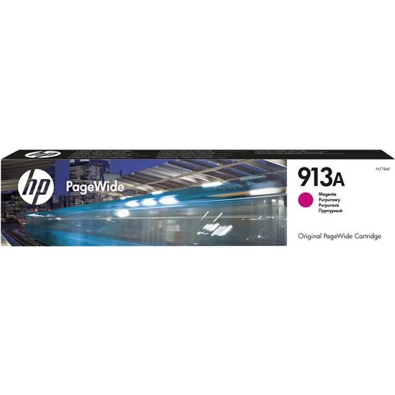 HP f6t78ae cartucho magenta pagewide 913a - 3000 páginas - para pagewide pro 452dw