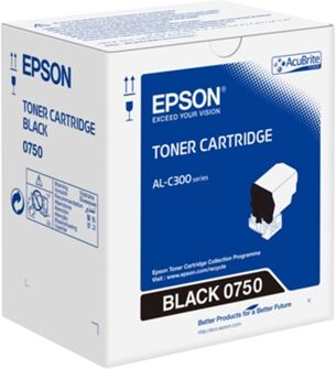 Epson Cartucho de Tóner Original EPSON negro, 1 x Negro, S050750, 7.300 Páginas, C13S050750