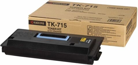 Kyocera Cartucho de tóner Original KYOCERA TK 715 Negro para KM 3050, 4050, 5050