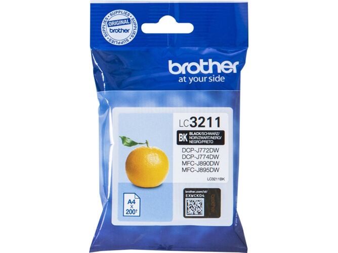 Brother Cartucho BROTHER LC3211BK Negro
