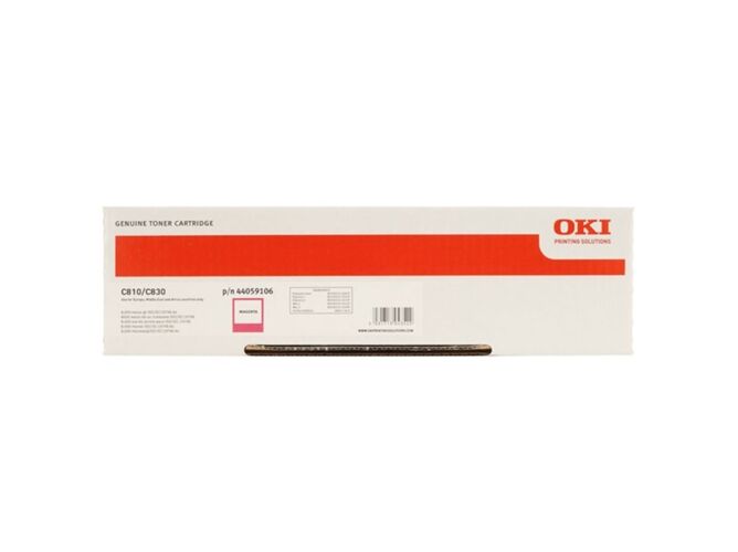 Oki Cartucho de Tóner OKI 44059106 Magenta para C810CDTN, 810DN, 810N, 830CDTN, 830dn, 830dtn, 830n