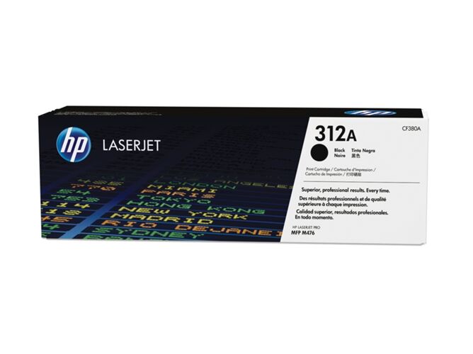 HP Cartucho de tóner Original HP 312A Negro para HP Color LaserJet Pro MFP M476dn , M476dw , M476nw