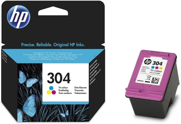 HP Cartucho N9K05AE tinta original tricolor (HP 304 tricolor)