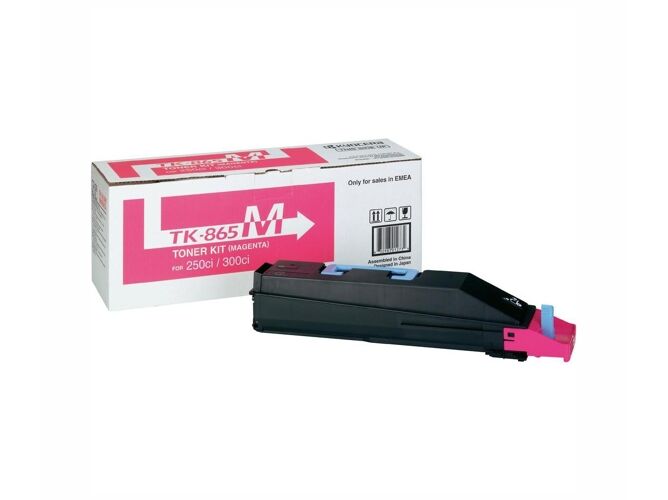 Kyocera Cartucho de tóner Original KYOCERA TK 865M Magenta para TASKalfa 250ci, 300ci