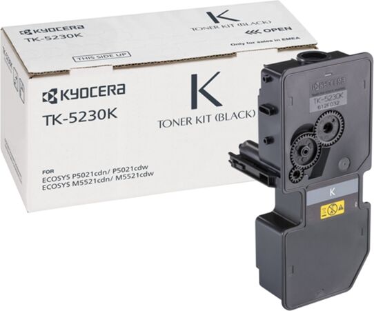 Kyocera Cartucho de tóner Original KYOCERA TK-5230K Negro