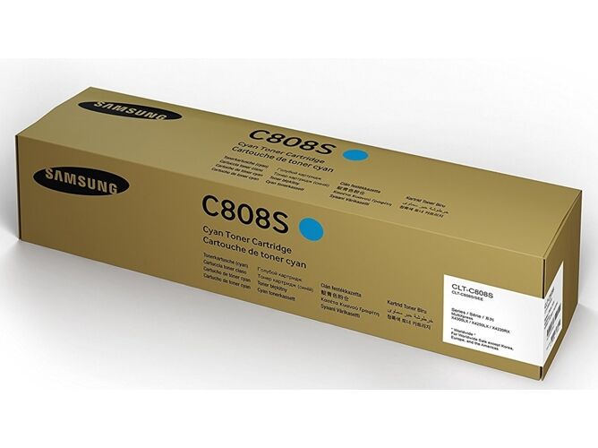 Samsung Tóner Original SAMSUNG CLT-C808S Cian 20000 páginas compatible con X4300LX/X4250LX/X4220RX