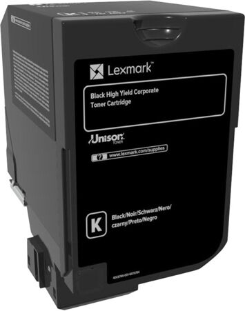 Lexmark Tóner LEXMARK 74C2HKE Negro