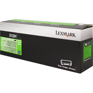 Lexmark 51F2H00 Toner Noir(e) Original 512H