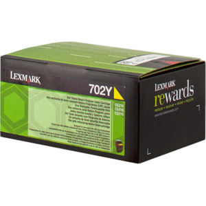 Lexmark 70C20Y0 Toner Jaune Original 702Y