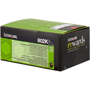 Lexmark 80C20K0 Toner Noir(e) Original 802K