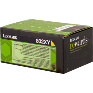 Lexmark 80C2XY0 Toner Jaune Original 802XY