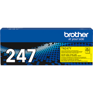 Brother 247 Toner Jaune Original TN-247Y - Publicité