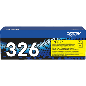 Brother 326 Toner Jaune Original TN-326Y - Publicité