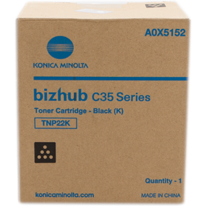 Konica Minolta TNP22K Toner Noir(e) Original A0X5152