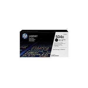 HP 504X - Pack de 2 - à rendement élevé - noir - original - LaserJet - cartouche de toner (CE250XD) - pour Color LaserJet CM3530, CM3530fs, CP3525, - Publicité