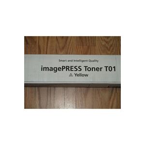 Canon T01 - Jaune - originale - cartouche de toner - pour imagePRESS C800 - Publicité