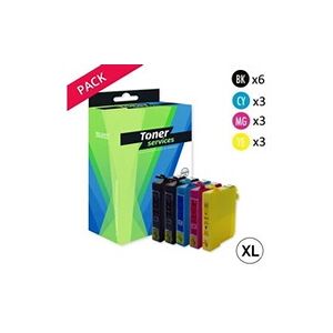 Toner Services Compatible Epson T1636 Pack 15 cartouches Noir/Couleurs 16XL (Stylo plume) - Publicité