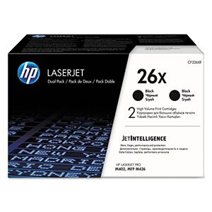 HP 26X CF226XD Pack de 2 Toners Noirs grandes capacités Authentiques pour  LaserJet Pro M402 / M426, XL - Publicité