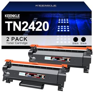 KEENKLE TN2420 TN-2420 Compatible avec Brother TN2420 TN2410 pour Toner Brother MFC L2710DW MFC-L2710DN HL-L2350DW HL-L2375DW DCP-L2530DW MFC-L2730DW HL-L2310D MFC-L2750DW HL-L23775DW 0DN DCP-L. 2510D (2 - Publicité