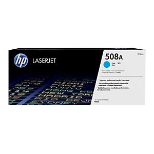 HP 508A Toner authentique CF361A - Cyan - Publicité