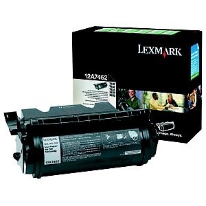 Lexmark Toner Original 12A N, 12A7462 (Pack de 1), Noir - Publicité