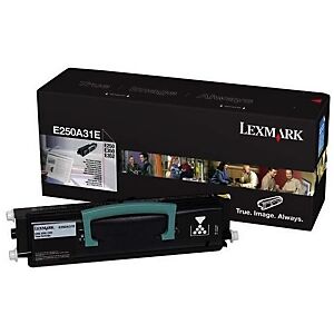 Lexmark Toner Original E250 E35X 3,5K Corporate (pack de 1) Noir - Publicité