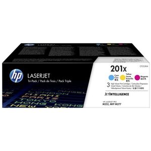 HP 201X Pack de 3 cartouches toner Cyan, Magenta, Jaune (CF253XM)