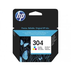 HP 304 Cartouche Trois couleurs (Cyan,Magenta,Jaune) authentique (N9K05AE)